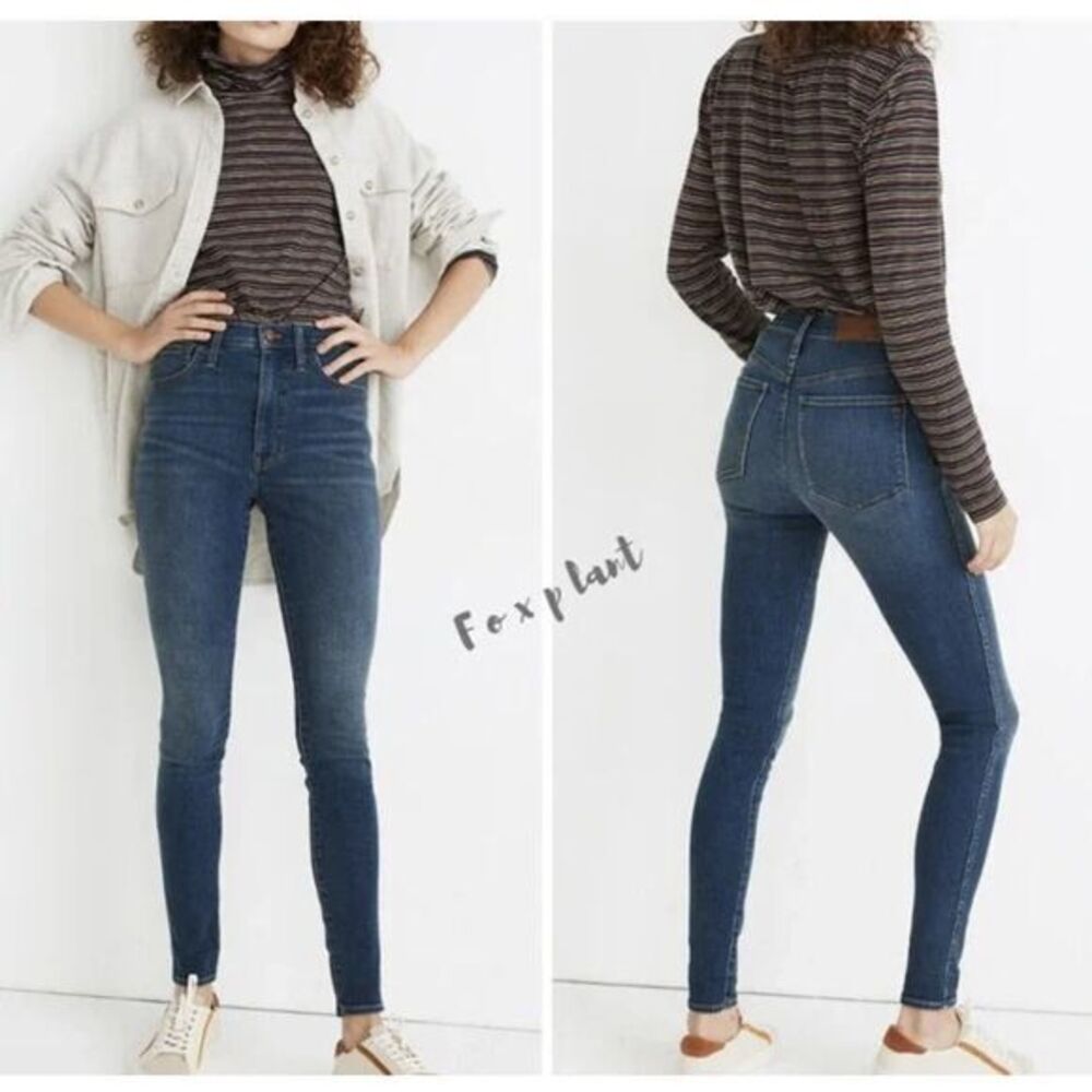 Madewell 10" High-Rise Roadtripper Supersoft Jeans in Playford Wash, 25‎